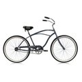 Micargi Micargi PANTERA-M-GREY 26 in. Pantera Mens Beach Cruiser Bicycle; Grey PANTERA-M-GREY